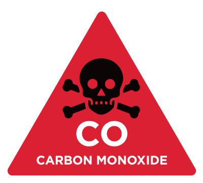 CO-SkullCrossBonesTriangle CO Poisoning